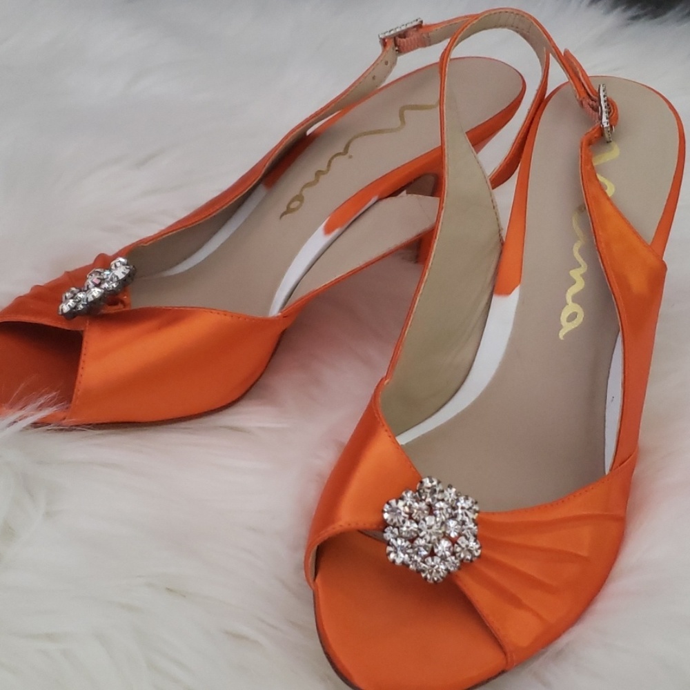 Nina orange heels